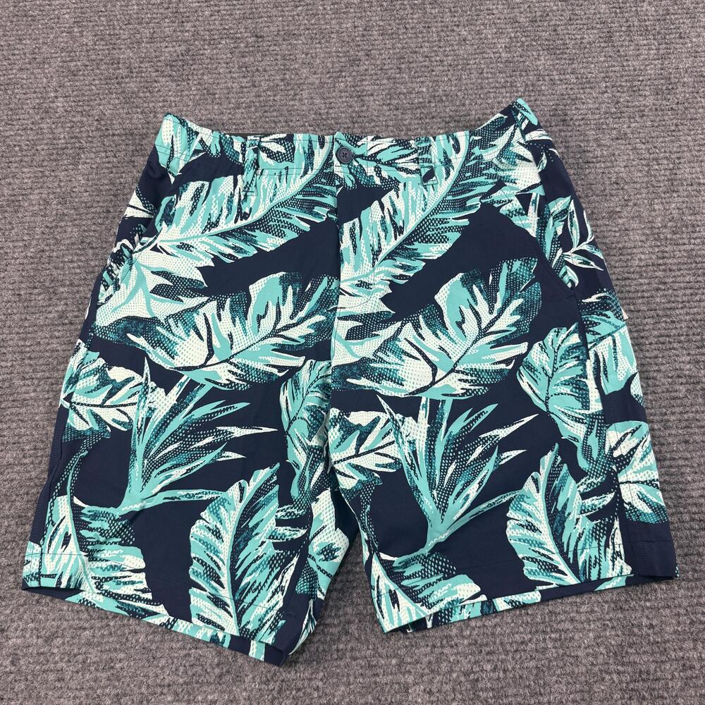 Under Armour Shorts Mens 32 Storm Water Repellent Golf UA Hawaiian Palm 9" New